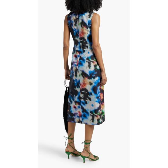 Ulla Johnson Davina Printed Sleeveless Midi Dress with Pockets size 4 - Picture 6 of 8